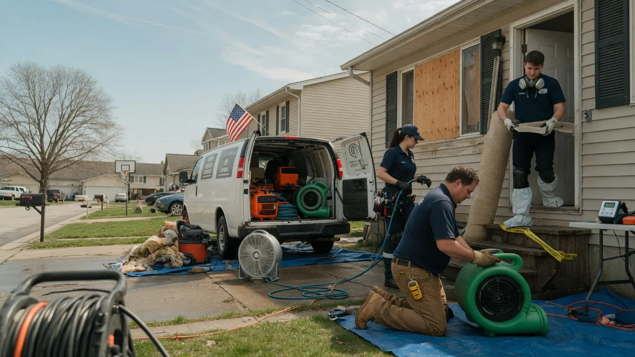 Water Damage Restoration in Canal Winchester, OH near me